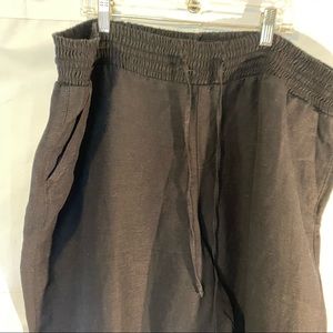 Lane Bryant Black Linen Pants size 18/20